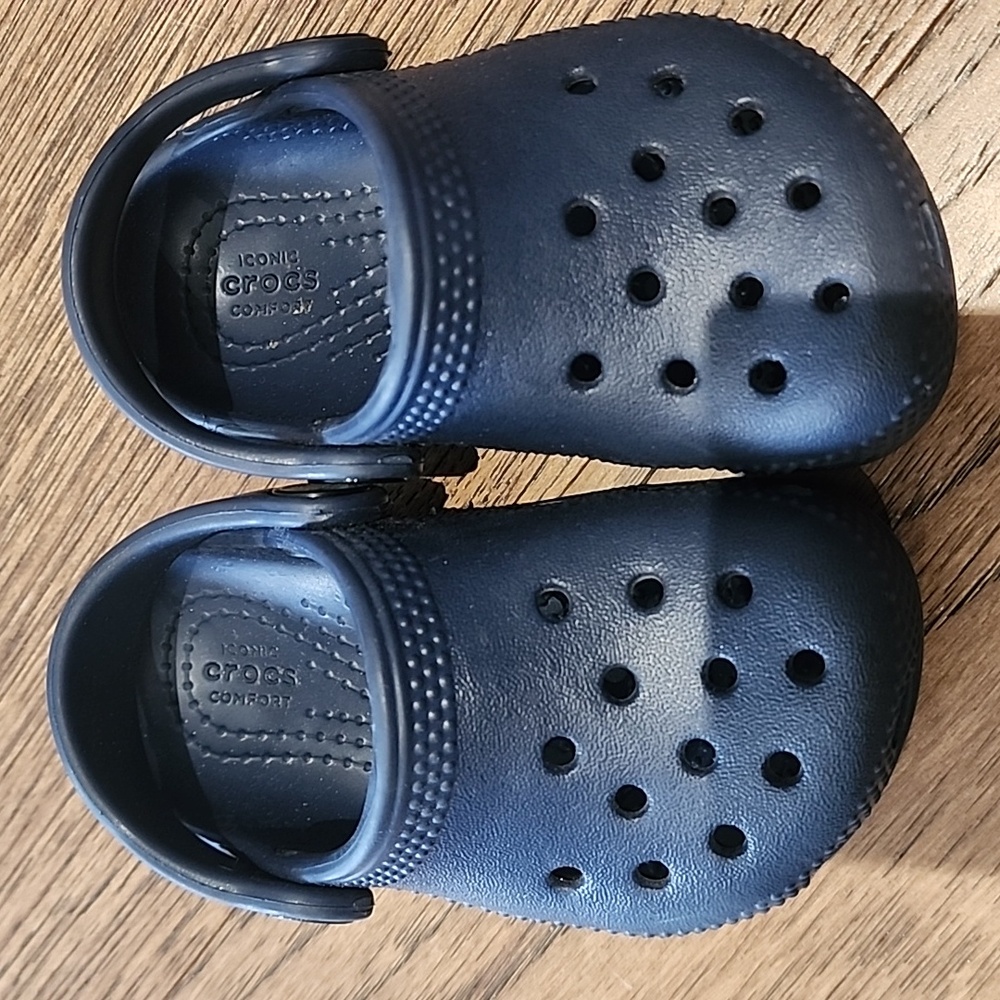 CROCS Kids Dark Blue Water Shoes